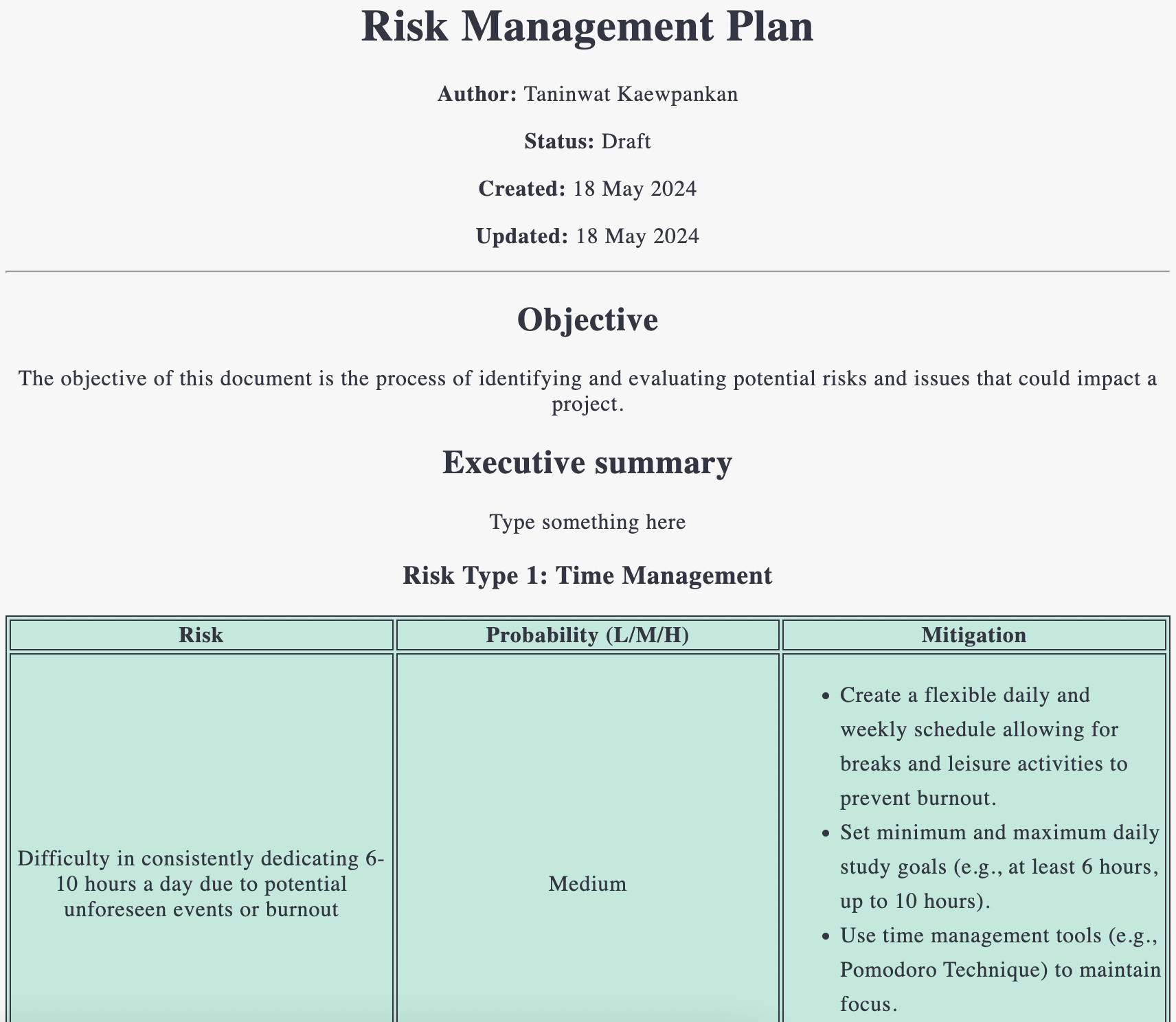 pm documentation project